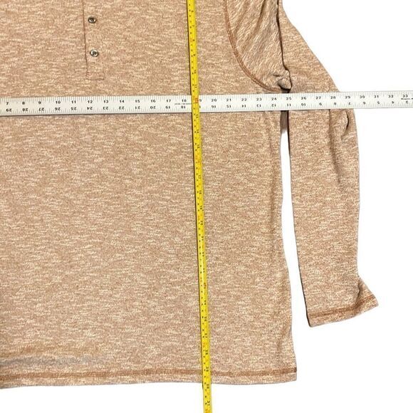 Treasure & Bond mens‎ henley Sz 2XL brown marl super soft long sleeve NWT - Picture 6 of 8